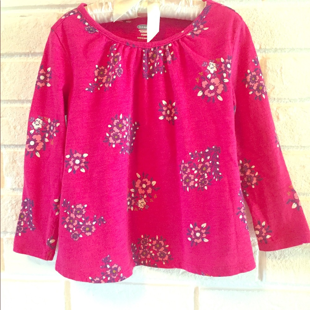Old Navy-Toddler Girl Floral Swing T-Shirt